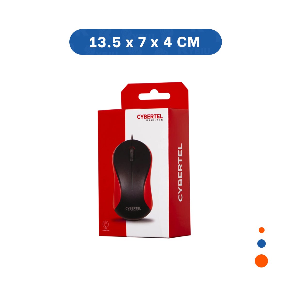 PACK12 DISPOSITIVO CYBERTEL ROJO Y NEGRO GAMER PARA ESCRITORIO Y+PAPEL REGALO - 4