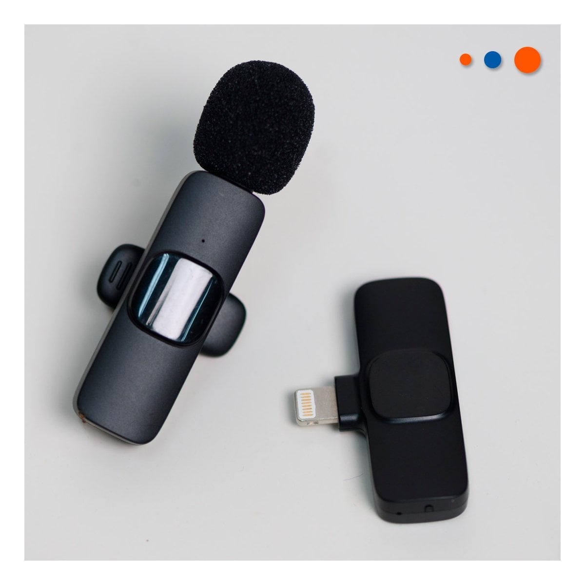 PACK2 RECEPTOR INALAMBRICO SOLAPERO NEGRO COMPACTO PARA STREAMING MOVIL Y+PAPEL REGALO - 2