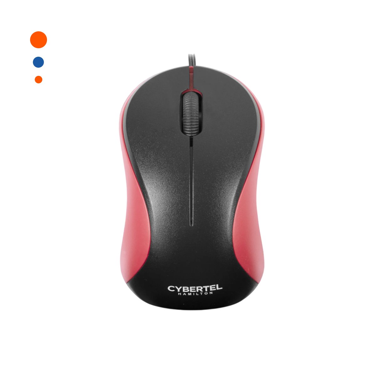 PACK2 CONTROLADOR CYBERTEL ROJO Y NEGRO USB PARA OFICINA Y HOGAR Y+REGALO STICKER - 2