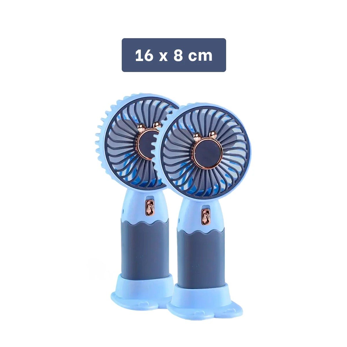 PACK12 VENTILACION CON OREJITAS SOLAR PORTATIL RECARGABLE VERSATIL EFICIENTE Y+PAPEL REGALO - 4
