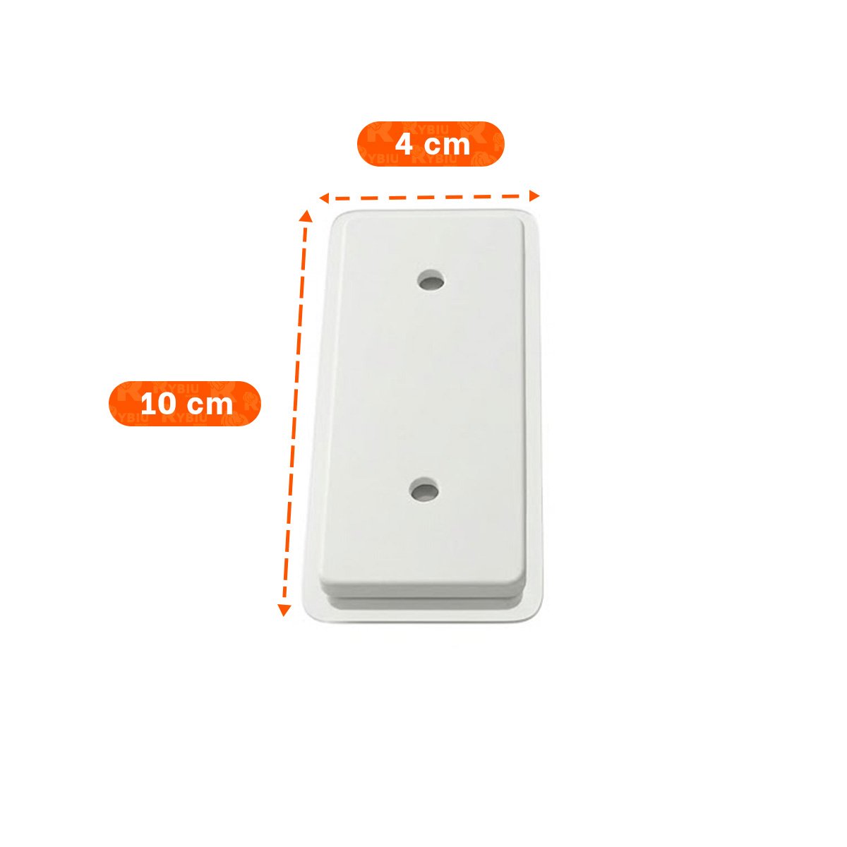PACK2 MONTAJE AUTOADHERENTE PARA EXTENSION BLANCO 10X4CM SOPORTE REGLETA Y+PAPEL REGALO - 4