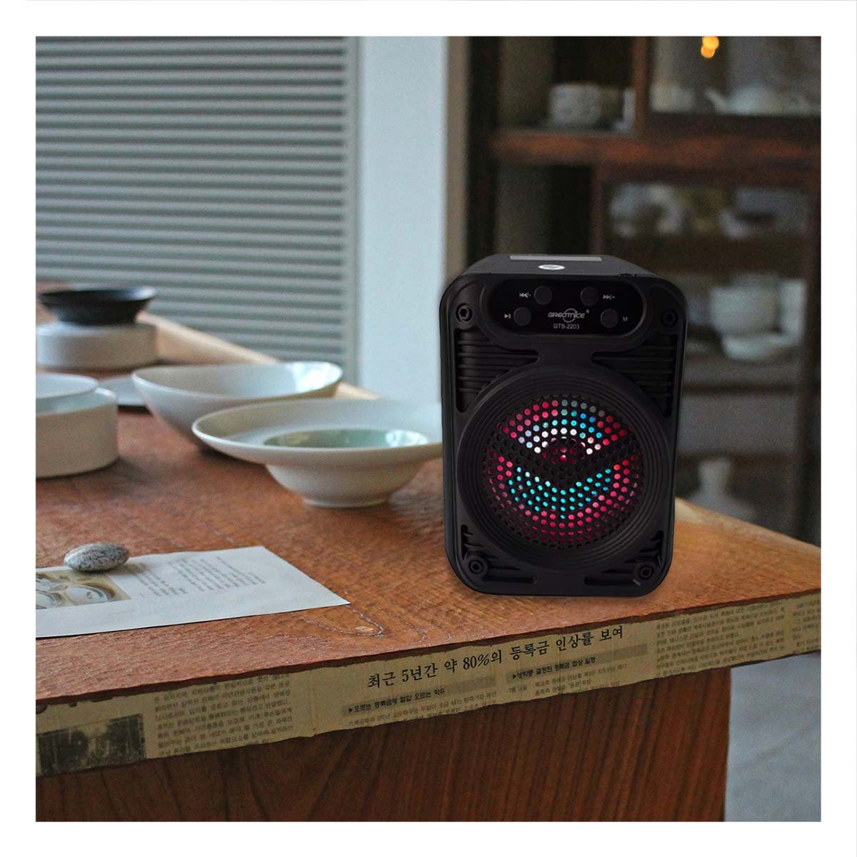 AUDIO CON RUEDAS PARA PARLANTE 12 PULGADAS NEGRO RECTANGULAR PARA EVENTOS Y+LIGAS REGALO - 2