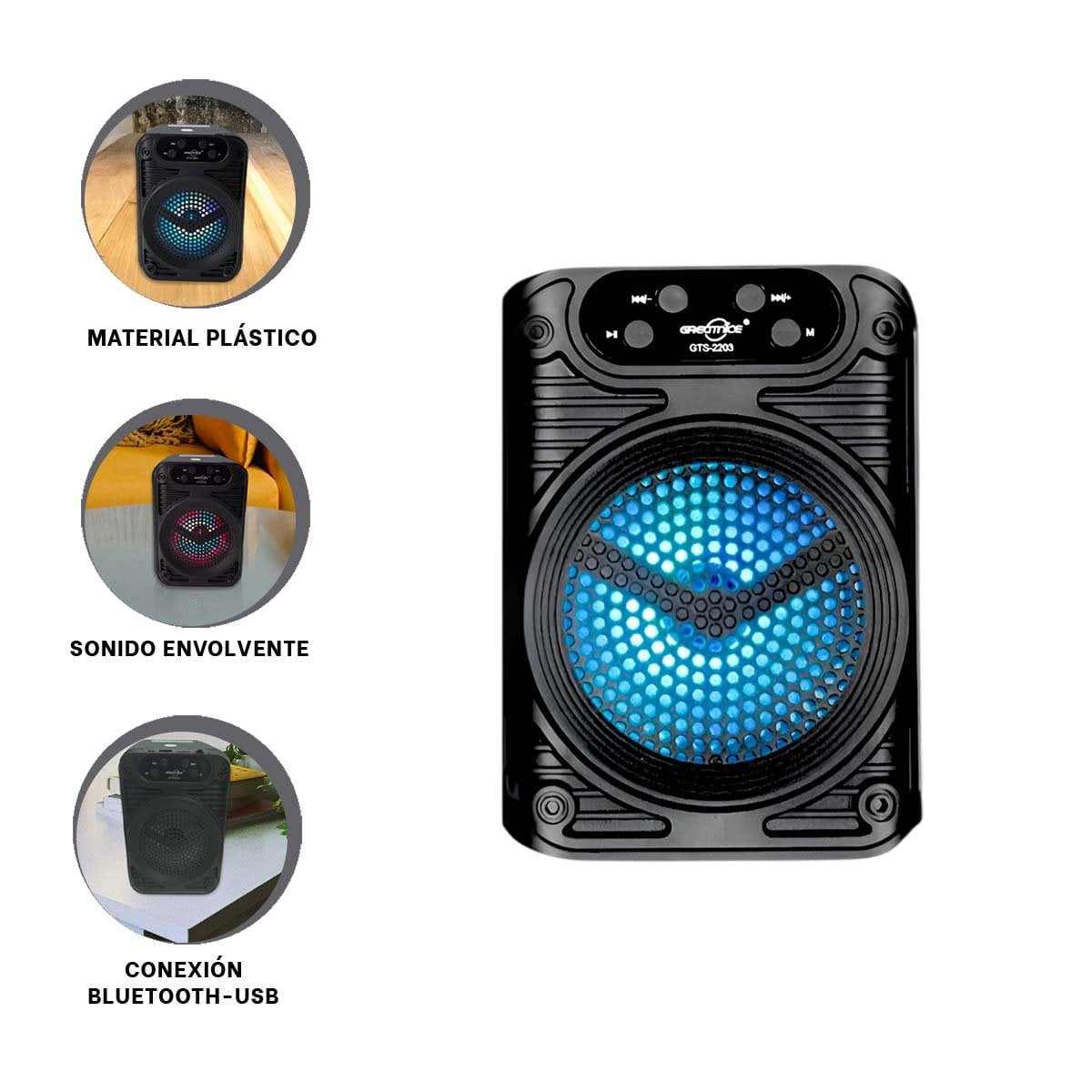 AUDIO CON RUEDAS PARA PARLANTE 12 PULGADAS NEGRO RECTANGULAR PARA EVENTOS Y+LIGAS REGALO - 3