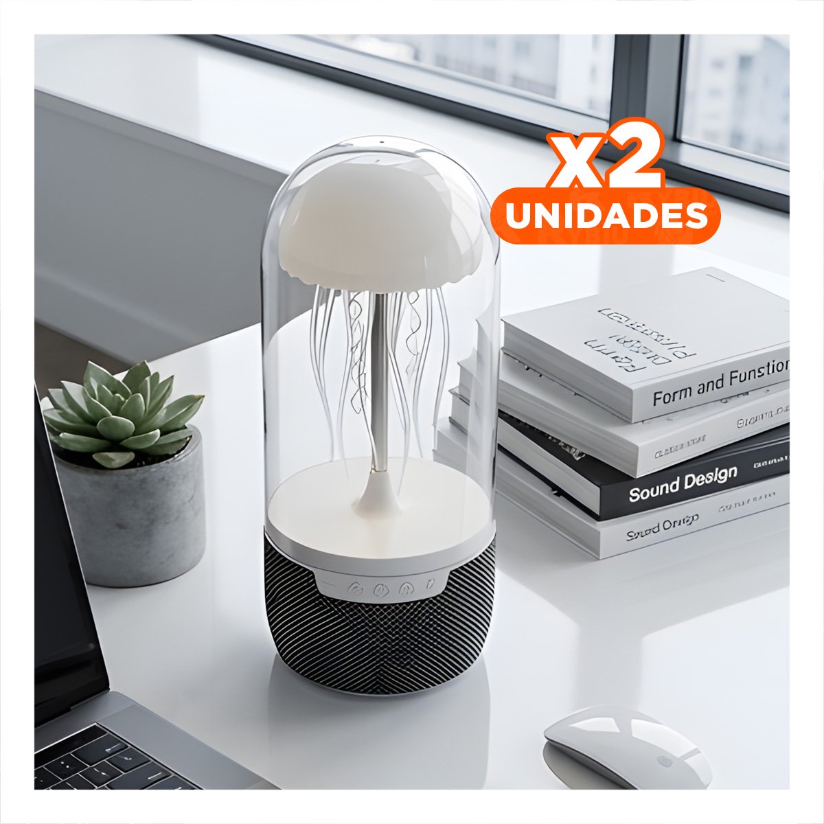 PACK2 COLUMNA RECARGABLE CON PARLANTE 12 PULGADAS NEGRO RECTANGULAR Y+REGALO STICKER - 1