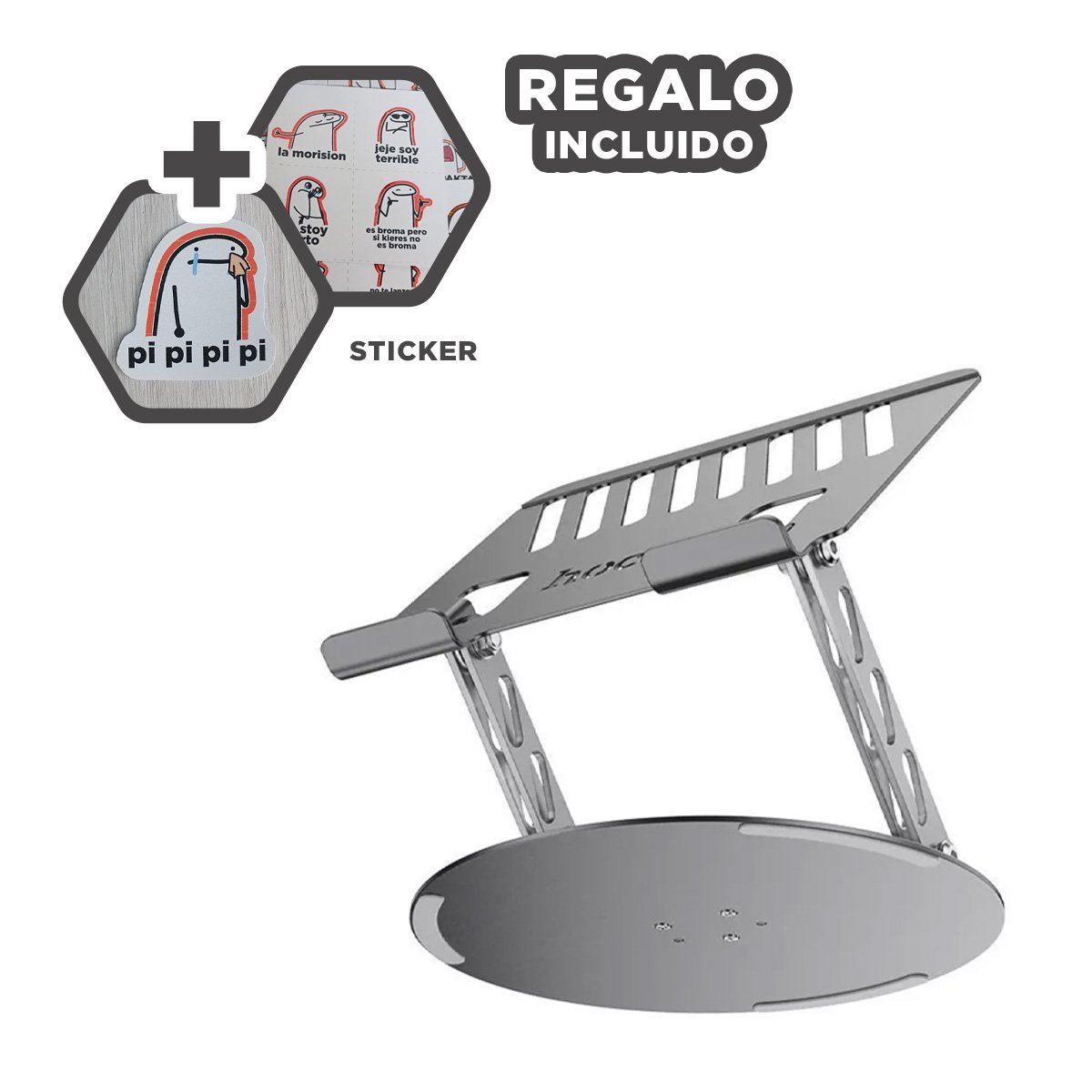AUDIO RECARGABLE PARA PARLANTE 12 PULGADAS NEGRO CON LLANTAS RECTANGULAR Y+REGALO STICKER - 1