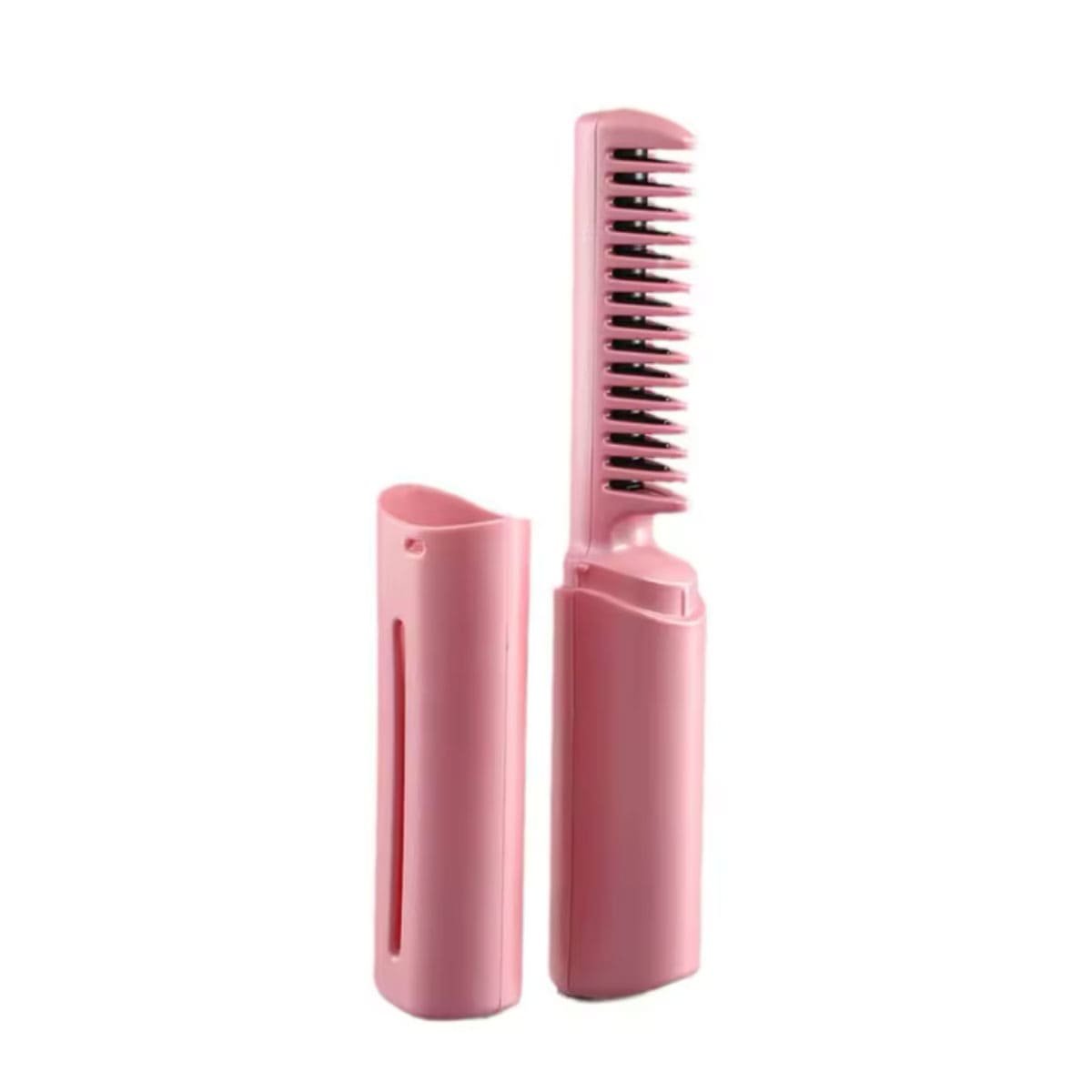 PACK12 MOLDEADOR CABELLO FIRME 2 EN 1 ROSADO INALAMBRICO PARA PEINADOS Y+REGALO STICKER - 2