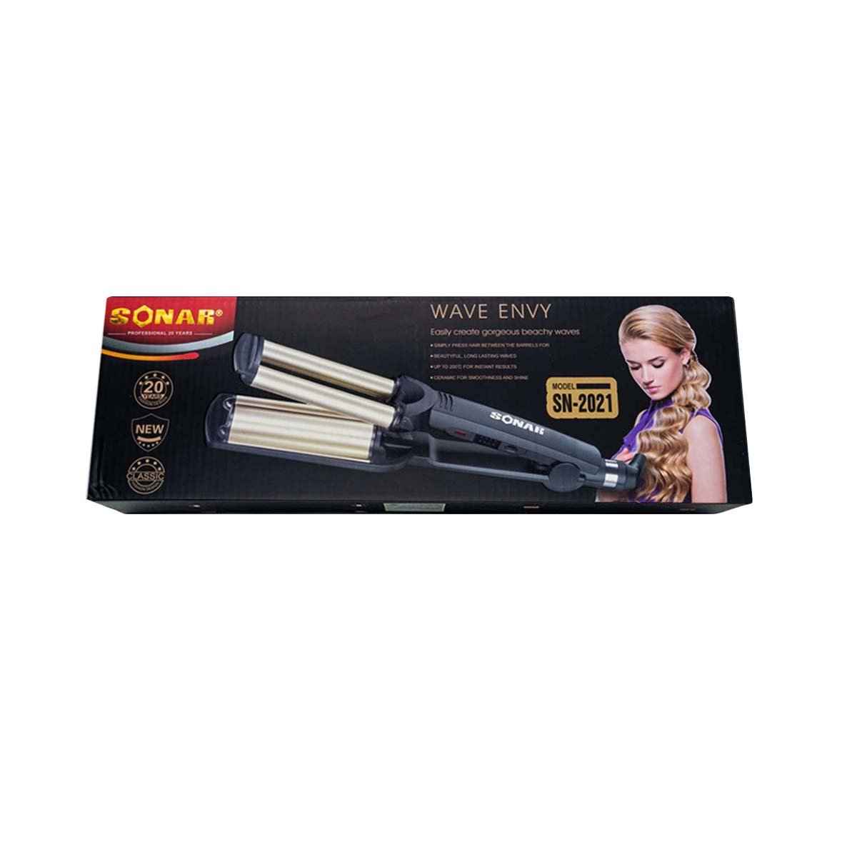 PACK2 AFEITADORA PROFESIONAL CABELLO NEGRO Y DORADO CON CORTE FIRME Y DETALLE Y+REGALO STICKER - 2