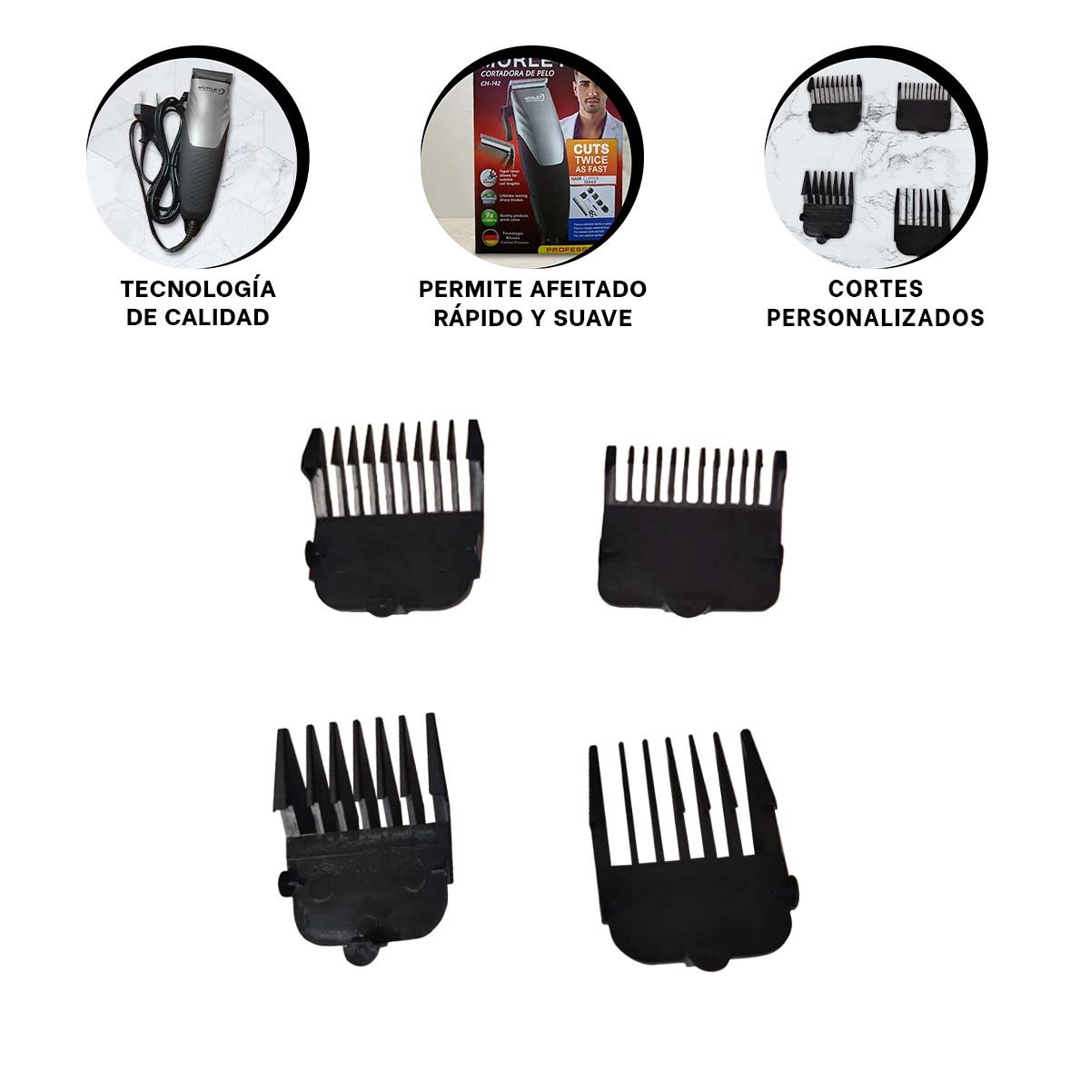 CEPILLO ALISADOR ROSADO INALAMBRICO 2 EN 1 PARA CABELLO GRUESO Y FACIL - 3