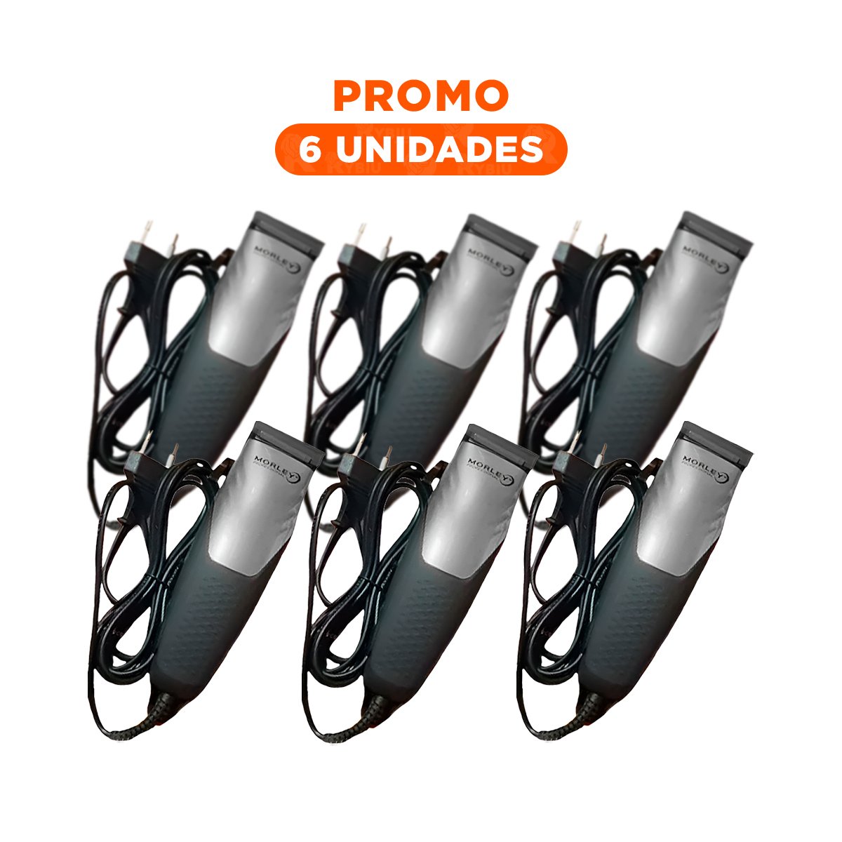 PACK6 DESENREDADOR CABELLO UNIFORME 2 EN 1 ROSADO INALAMBRICO PARA PEINADOS SUELTOS - 1