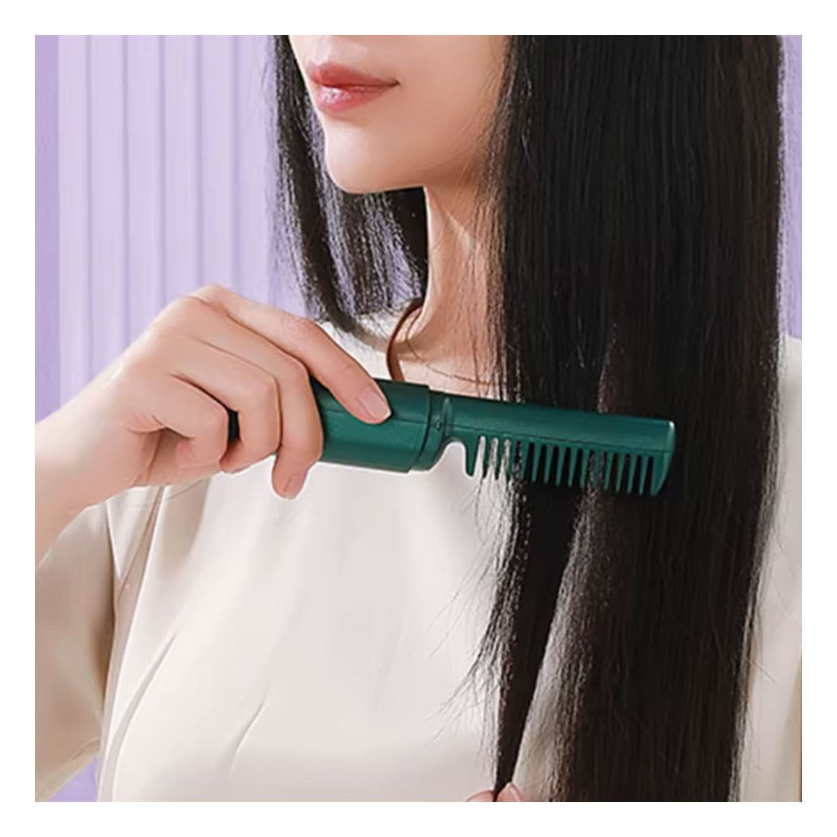 PACK6 DESENREDADOR CABELLO UNIFORME 2 EN 1 ROSADO INALAMBRICO PARA PEINADOS SUELTOS - 2