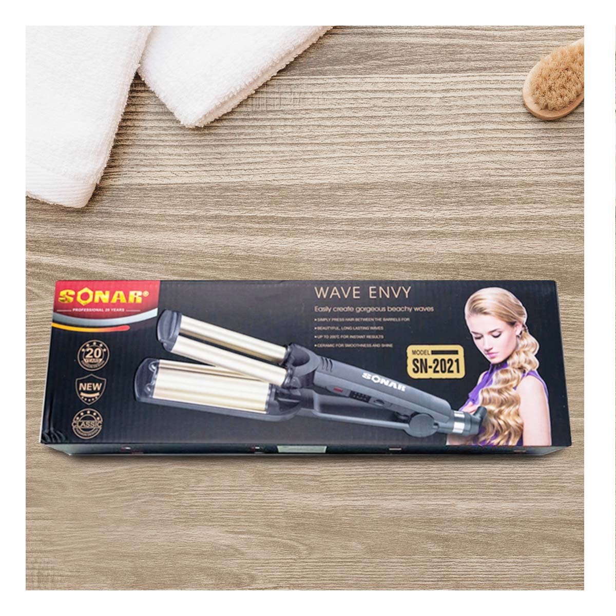 RECORTADORA PROFESIONAL CABELLO NEGRO Y DORADO CON CORTE FIRME Y DETALLE Y+LIGAS REGALO - 2
