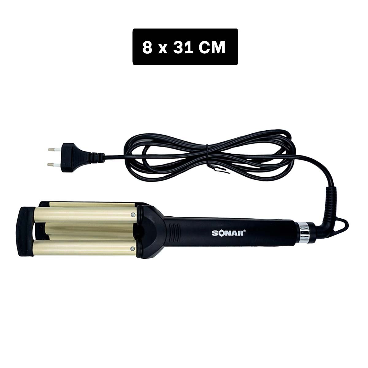 RECORTADORA CABELLO NEGRO DORADO CON CUCHILLA FINA PARA PERFILADO PRECISO Y+REGALO STICKER - 4