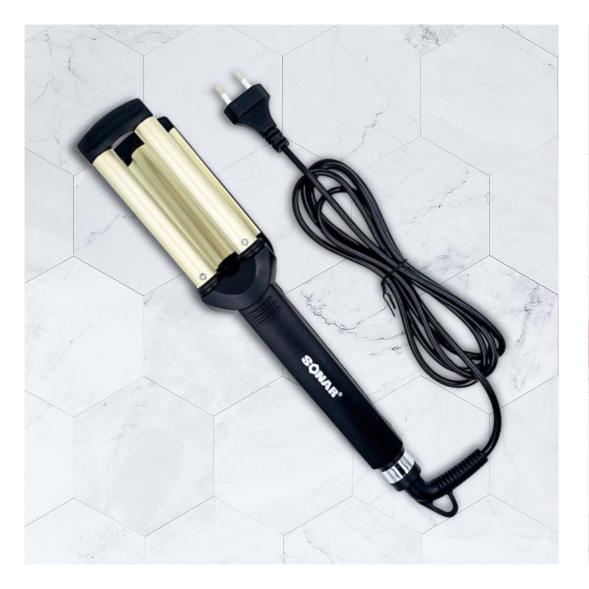 RECORTADORA CABELLO NEGRO DORADO CON CUCHILLA FINA PARA PERFILADO PRECISO Y+REGALO STICKER - 5