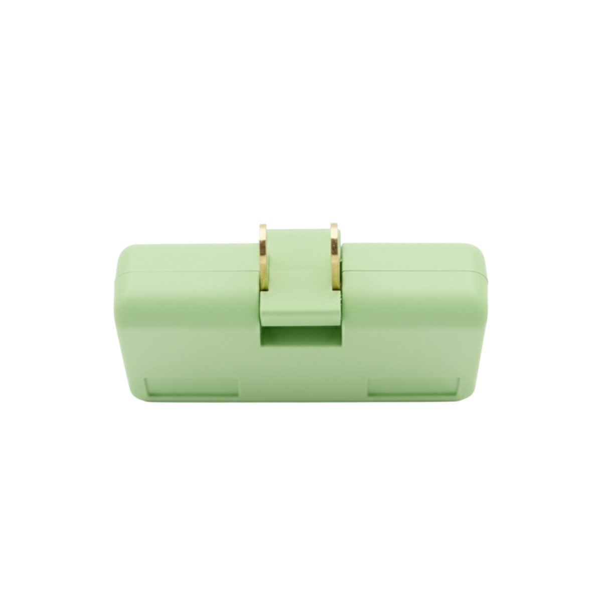 PACK6 DIVISOR TRIPLE DE ENCHUFE VERDE PRACTICO 6,6X4,3CM PARA OFICINA Y+REGALO STICKER - 2