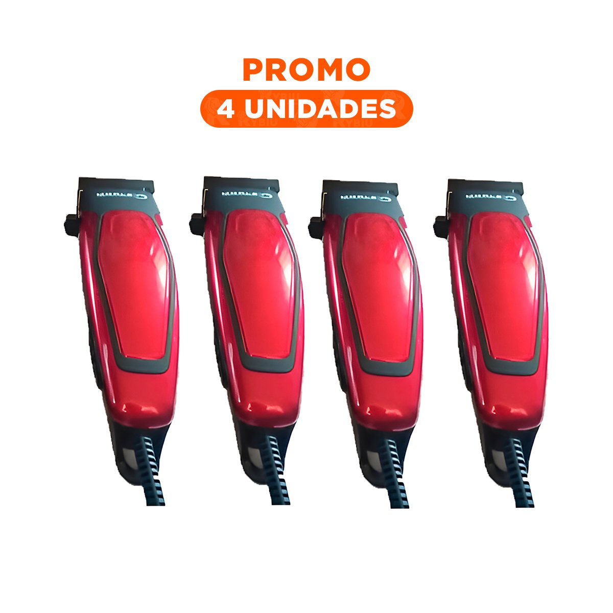 PACK4 DESENREDADOR PEINADOS COMPACTOS ROSADO 2 EN 1 INALAMBRICO Y+REGALO STICKER - 1
