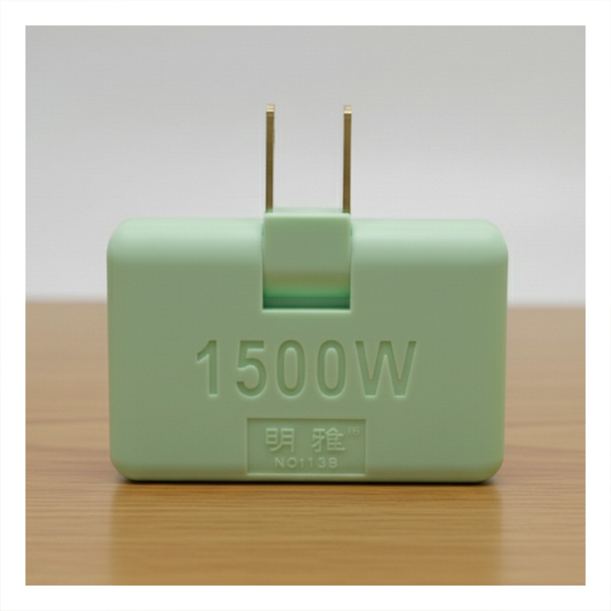 DIVISOR TRIPLE DE ENCHUFE VERDE COMPACTO 6,6X4,3CM PARA OFICINA Y+LIGAS REGALO - 2