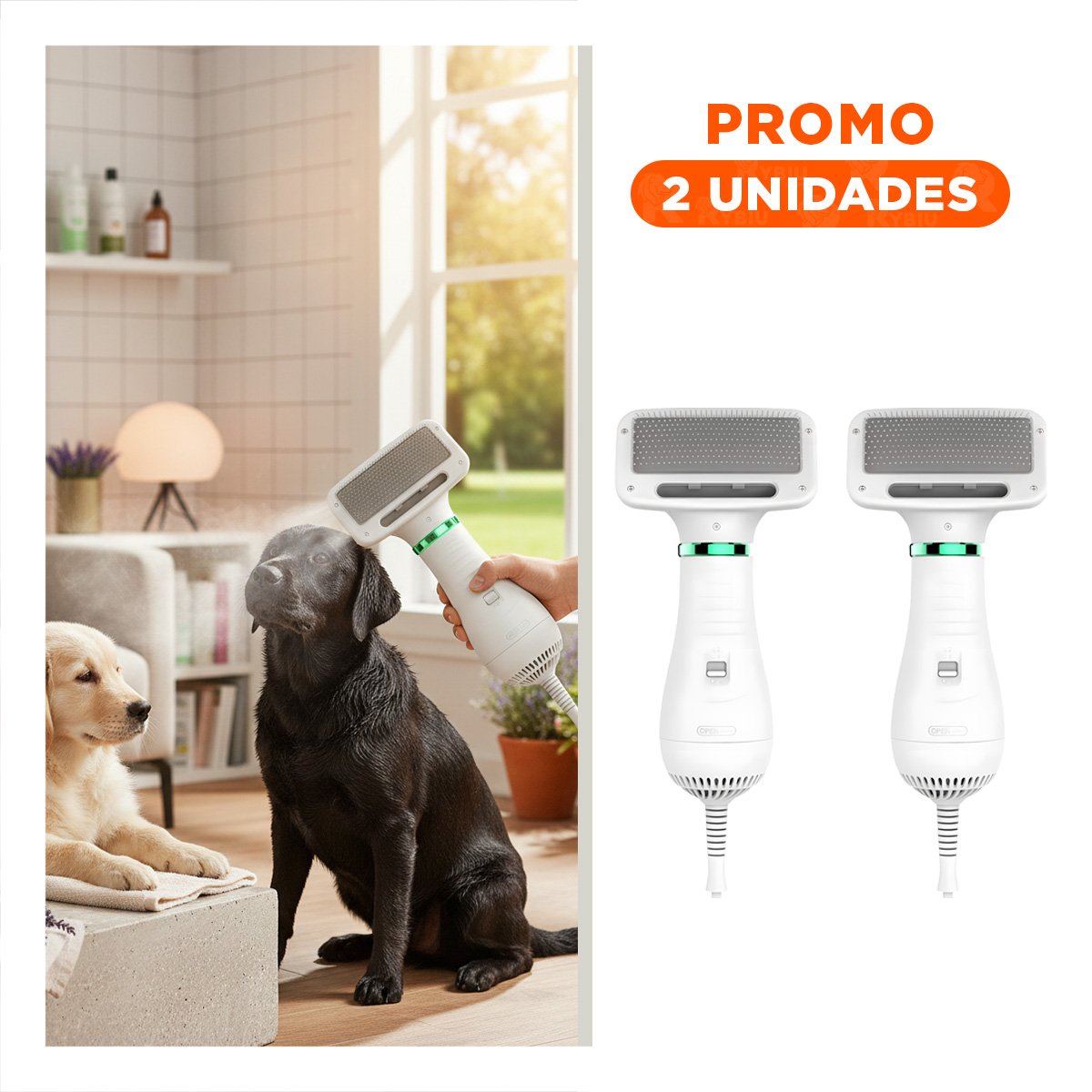 PACK2 AFEITADORA NEGRO Y DORADO PARA CABELLO CON CORTE DEFINIDO Y PERFILADO FINO - 1