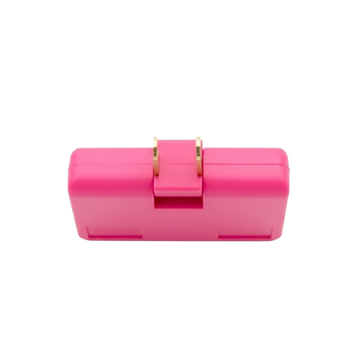 ADAPTADOR TRIPLE DE ENCHUFE FUCSIA PORTATIL 6,6X4,3CM PARA OFICINA Y+LIGAS REGALO - 3