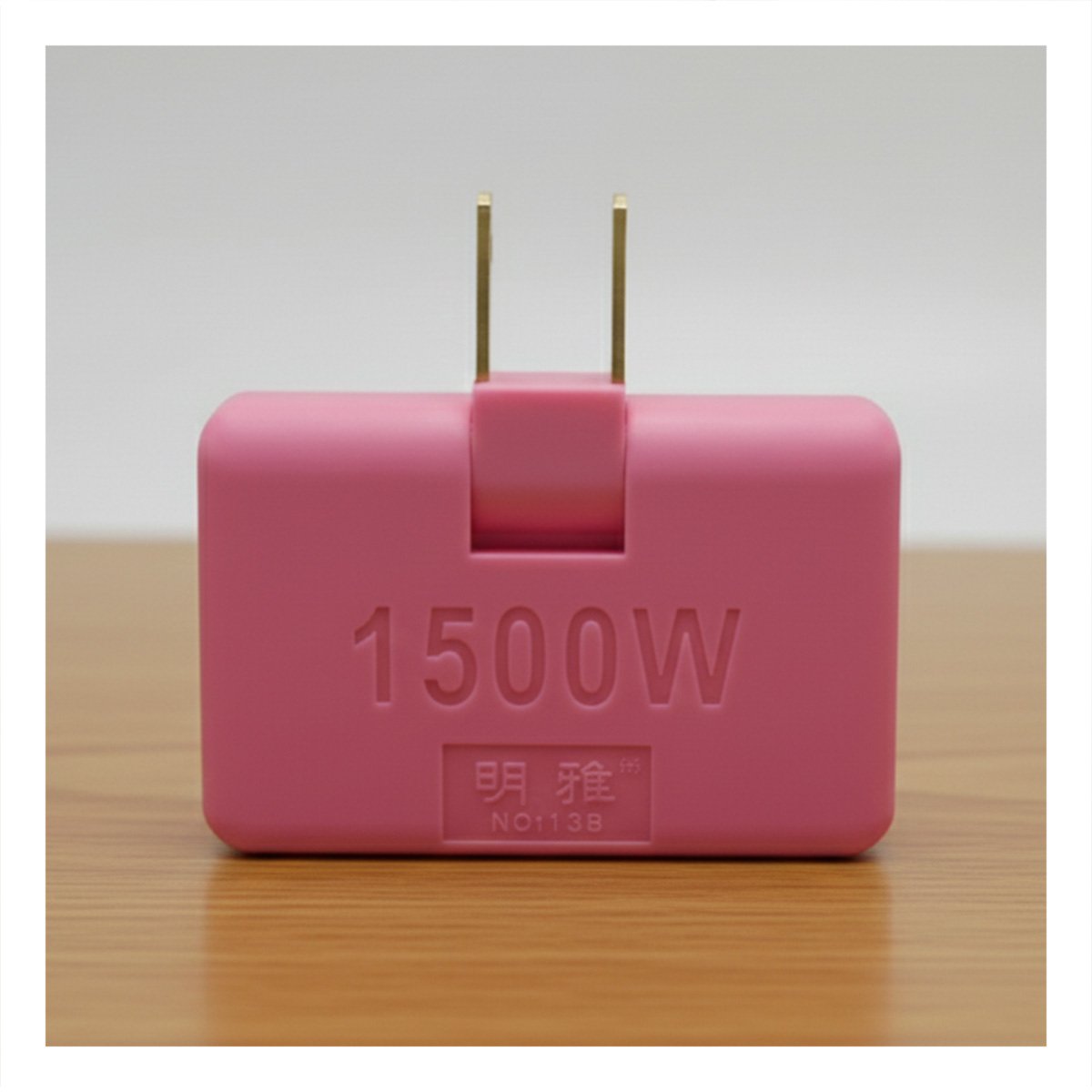 PACK12 CONECTOR TRIPLE DE ENCHUFE FUCSIA PORTATIL 6,6X4,3CM PARA USO DIARIO - 3