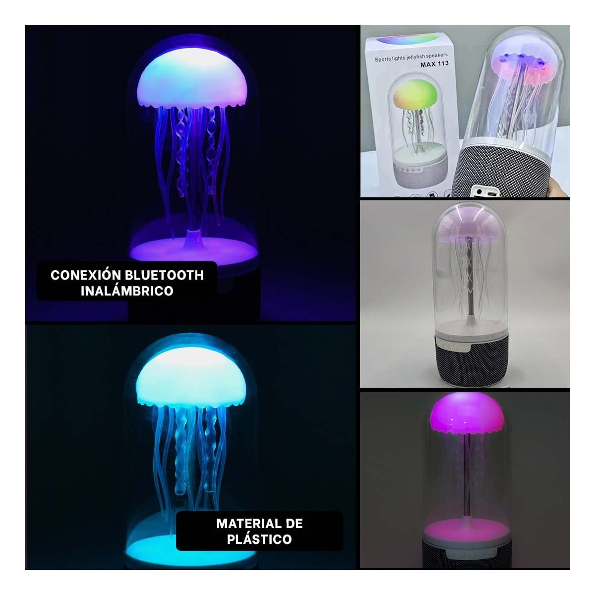 AUDIO PARA PARLANTE 12 PULGADAS NEGRO CON MICROFONO PARA EVENTOS Y REUNIONES RECTANGULAR - 5