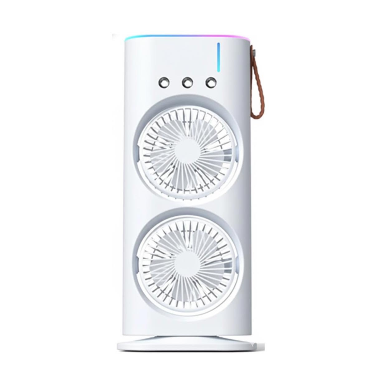 HUMIDIFICADOR PARA AIRE INTERIOR VERTICAL CON 2 VENTILADORES BLANCO Y+REGALO STICKER - 3