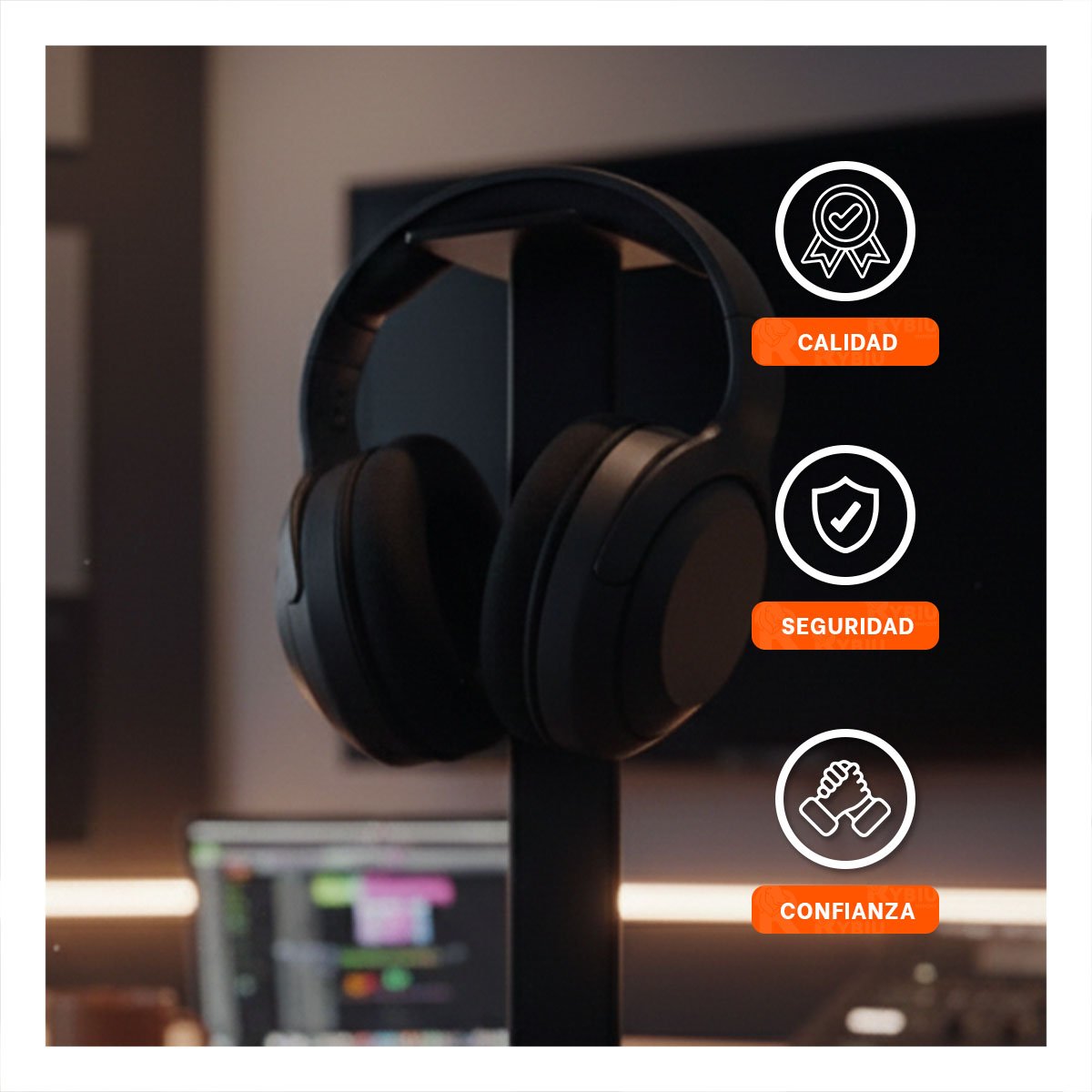 AUDIFONO WIRELESS NEGRO BLUETOOTH COMPACTO SONIDO ESTABLE PARA CELULAR Y+PAPEL REGALO - 3