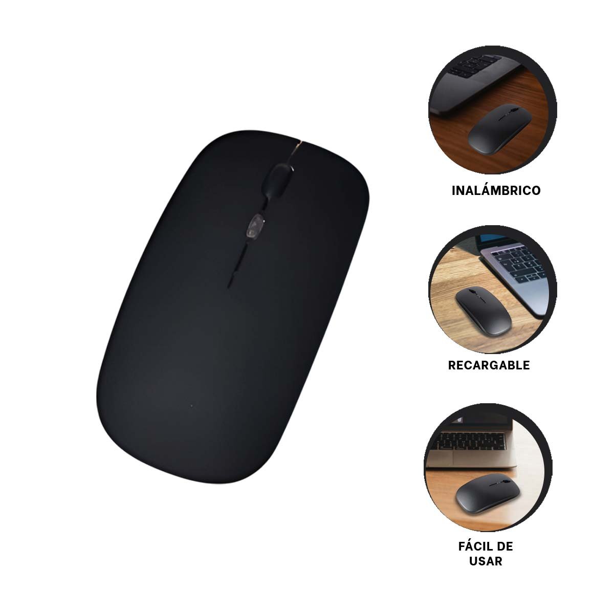 DISPOSITIVO NEGRO INALAMBRICO CON TECNOLOGIA AVANZADA Y RENDIMIENTO SEGURO - 3
