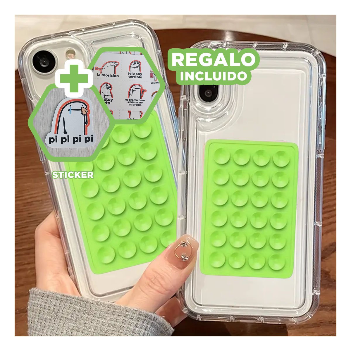 DISPOSITIVO NEGRO CON CONEXION RAPIDA INALAMBRICO Y SENSOR POTENTE ESTABLE Y+REGALO STICKER - 1