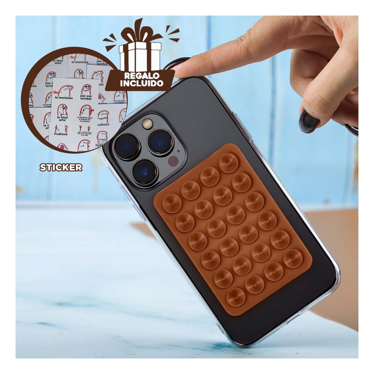 DISPOSITIVO NEGRO CON CONEXION RAPIDA INALAMBRICO Y SENSOR POTENTE ESTABLE Y+REGALO STICKER - 1