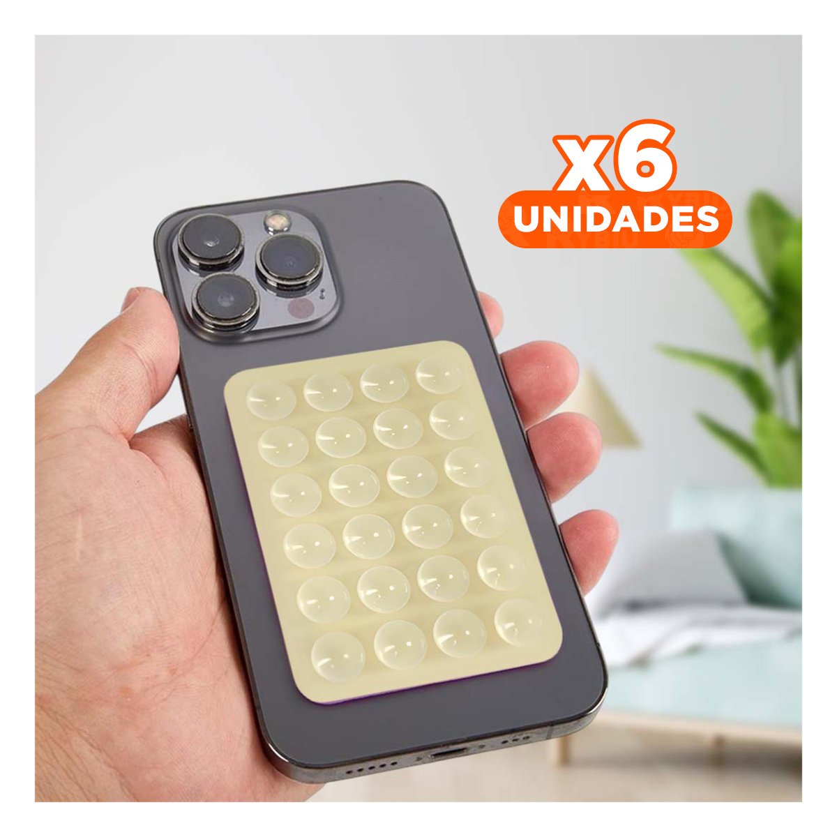 PACK6 APUNTADOR INALAMBRICO NEGRO CON DISPOSITIVO COMPACTO Y ALTA PRECISION Y+REGALO STICKER - 1