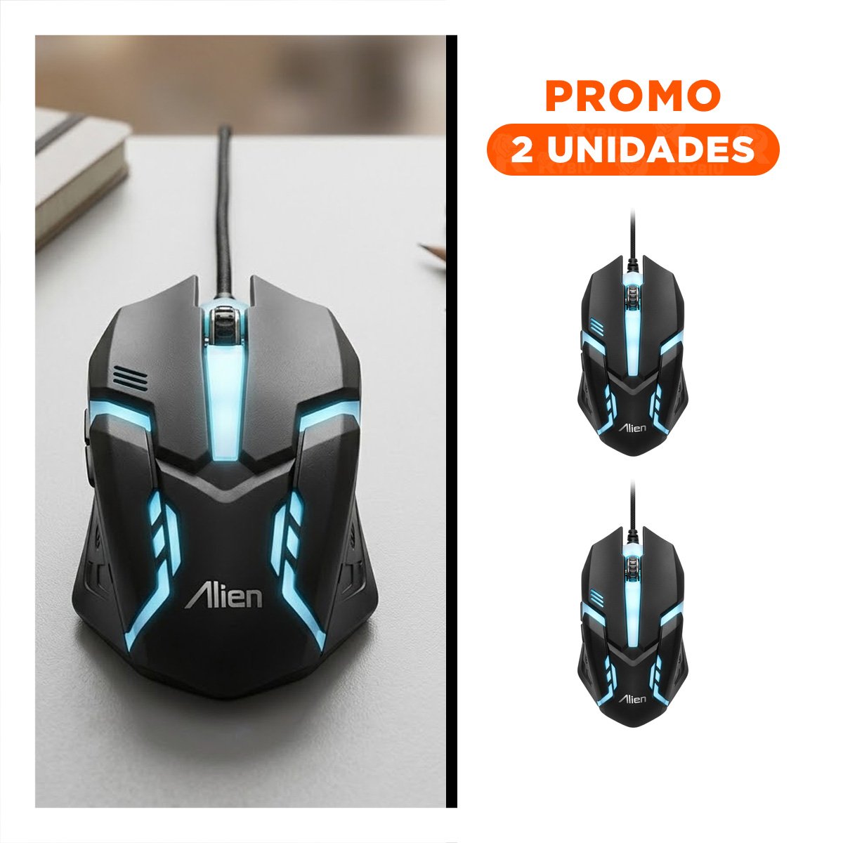 PACK2 RATON NEGRO INALAMBRICO CON TECNOLOGIA AVANZADA Y RENDIMIENTO SEGURO - 1