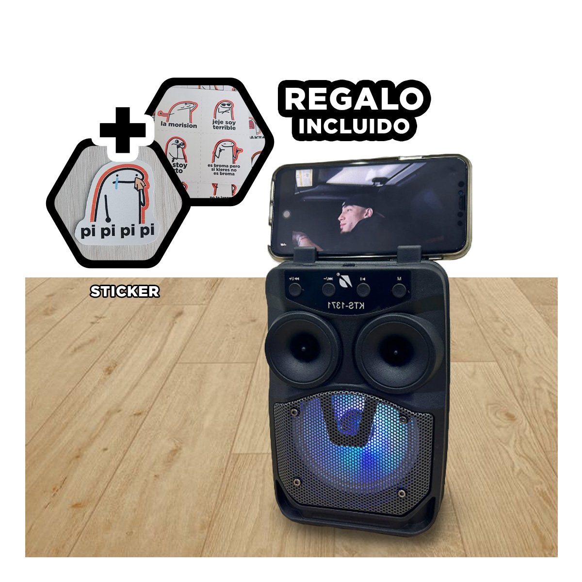 DISPOSITIVO NEGRO CON CONEXION RAPIDA INALAMBRICO Y SENSOR POTENTE ESTABLE Y+REGALO STICKER - 1