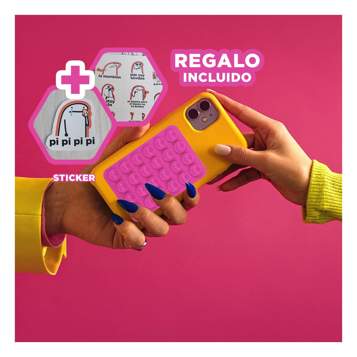 DISPOSITIVO NEGRO CON CONEXION RAPIDA INALAMBRICO Y SENSOR POTENTE ESTABLE Y+REGALO STICKER - 1