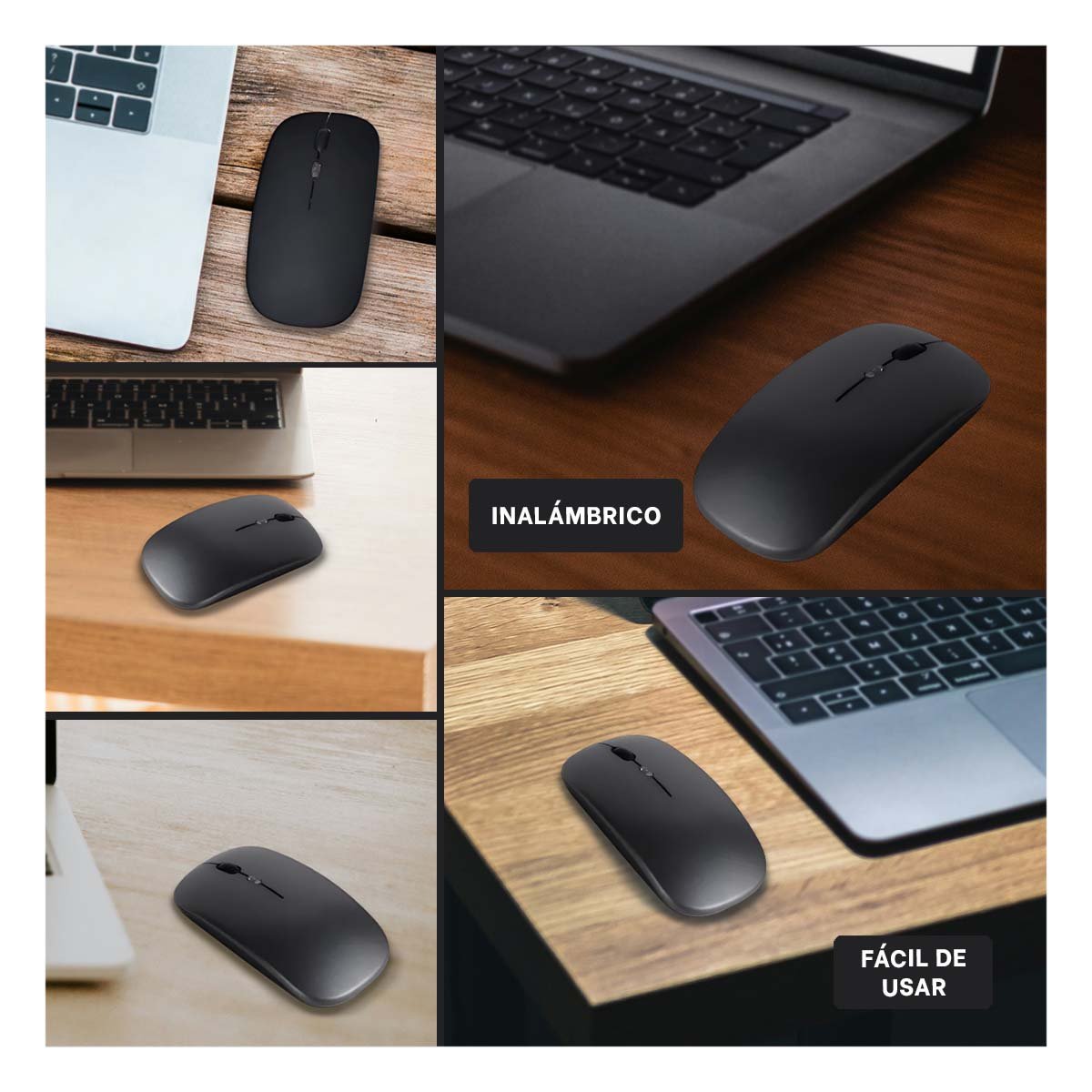 DISPOSITIVO INALAMBRICO NEGRO CON DISPOSITIVO COMPACTO Y ALTA PRECISION FIABLE Y+LIGAS REGALO - 5