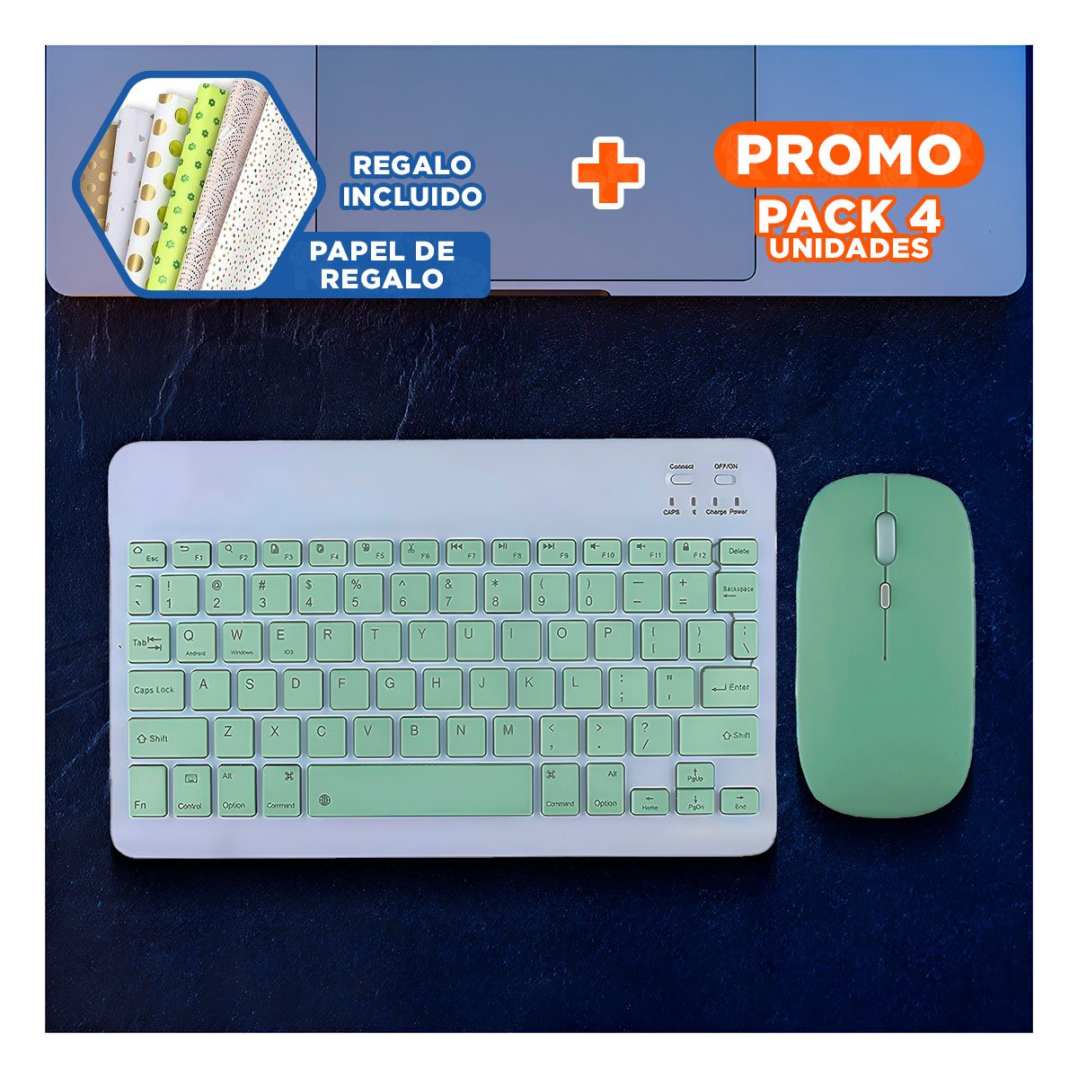 PACK4 EQUIPO DE SONIDO AUDIO LIGERO SONIDO BRILLANTE Y MUSICA LUMINOSA NEGRO Y+PAPEL REGALO - 1