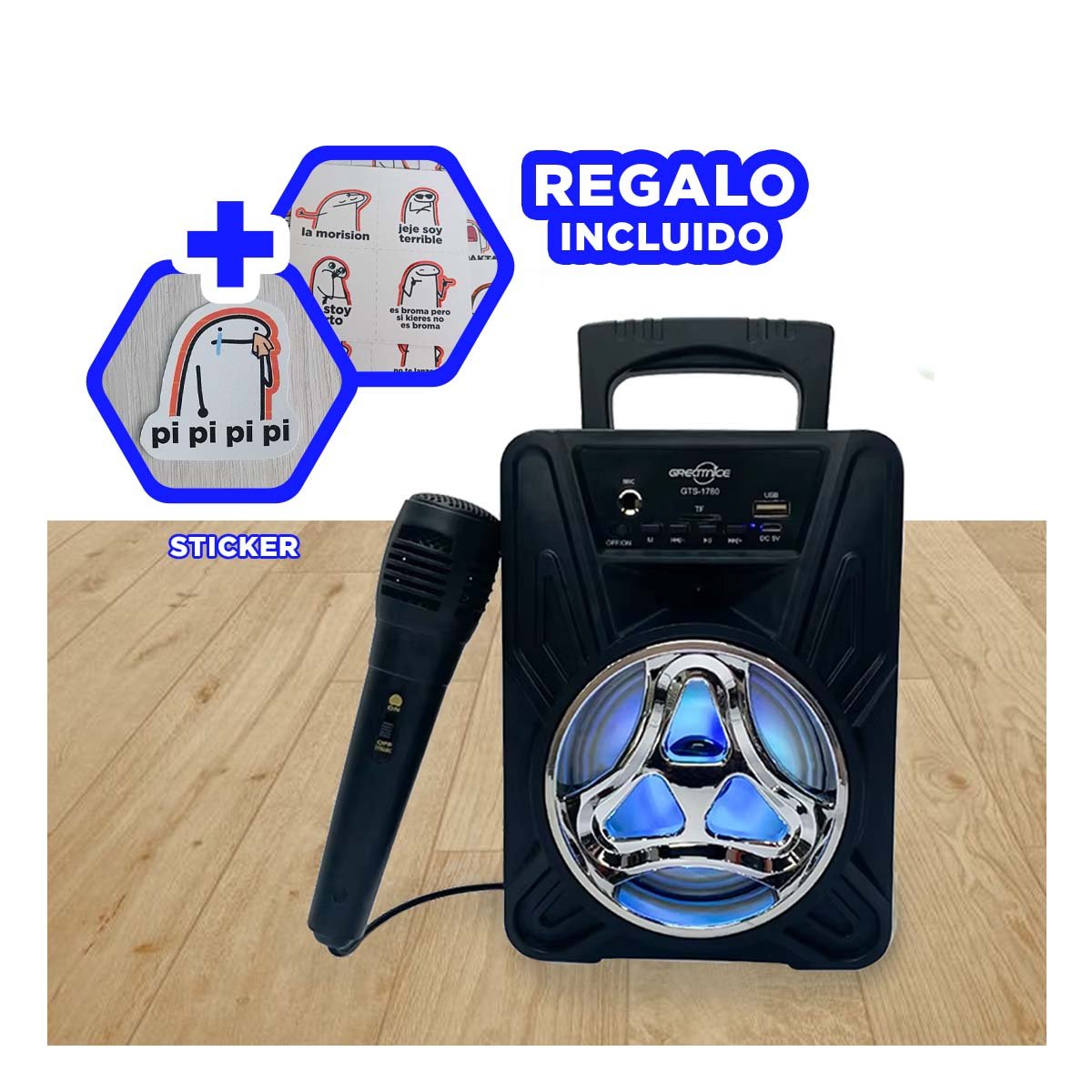 DISPOSITIVO NEGRO CON CONEXION RAPIDA INALAMBRICO Y SENSOR POTENTE ESTABLE Y+REGALO STICKER - 1
