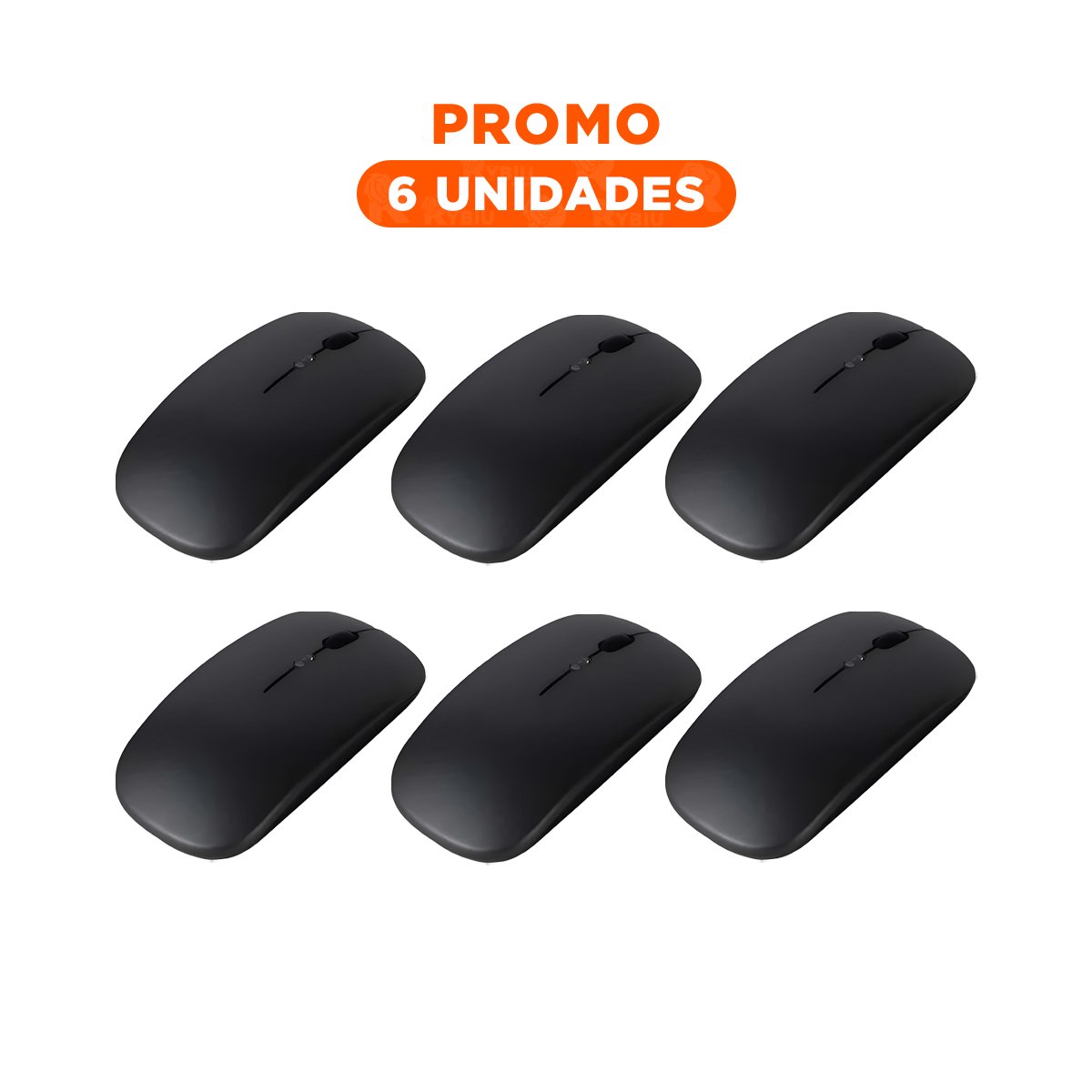 PACK6 APUNTADOR INALAMBRICO NEGRO CON SISTEMA AVANZADO Y RENDIMIENTO ESTABLE OPTIMO - 1