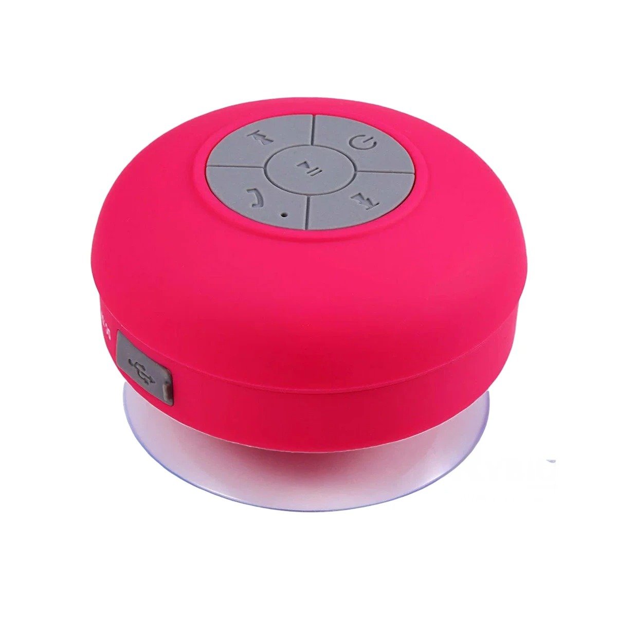 PACK6 BOCINA ROSADO CON AUDIO BLUETOOTH PARA SONIDO NITIDO EN BANO Y+REGALO STICKER - 2