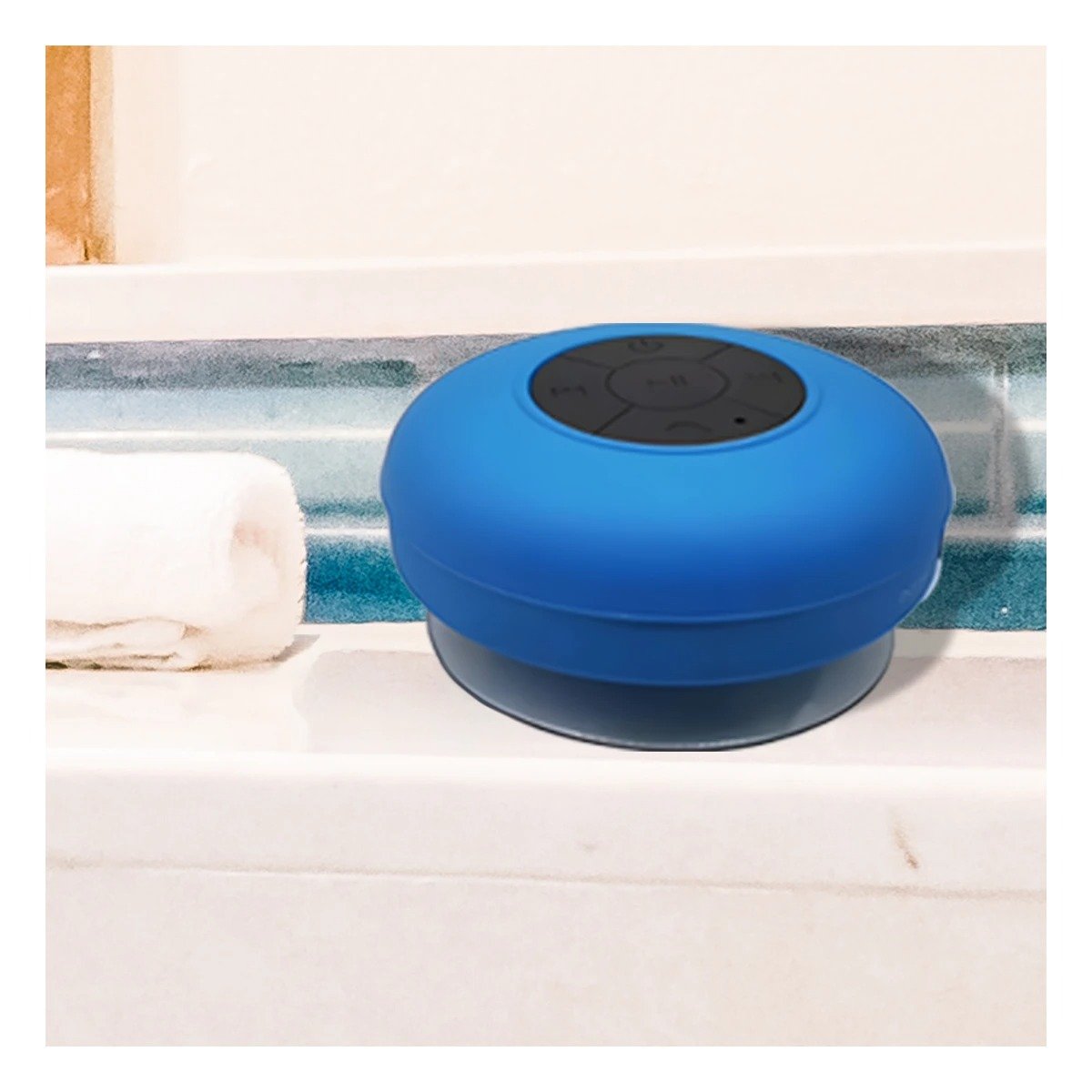 PACK6 DISPOSITIVO AZUL IMPERMEABLE CON CONEXION BLUETOOTH PARA REPRODUCIR AUDIO - 2