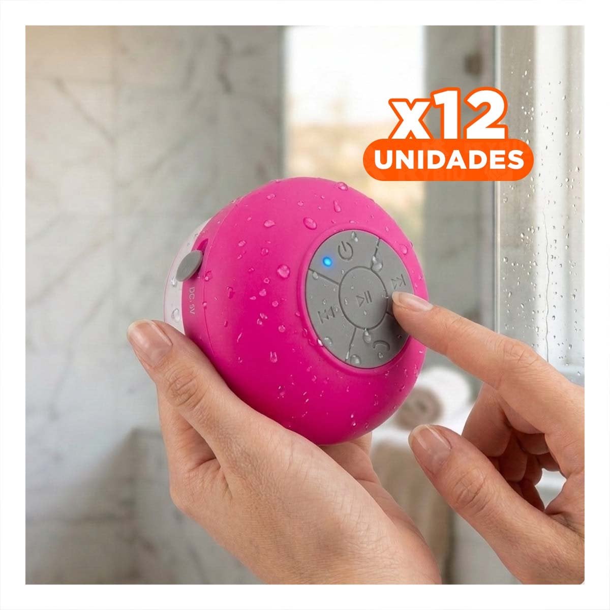 PACK12 EQUIPO ROSADO CON CONEXION INALAMBRICA PARA ESCUCHAR MUSICA EN CASA - 1