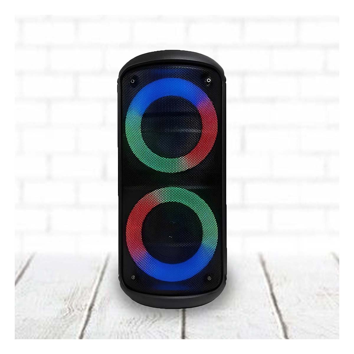 PACK4 ALTAVOZ PORTATIL NEGRO CON CONEXION INALAMBRICA PARA MUSICA EN EXTERIORES - 5