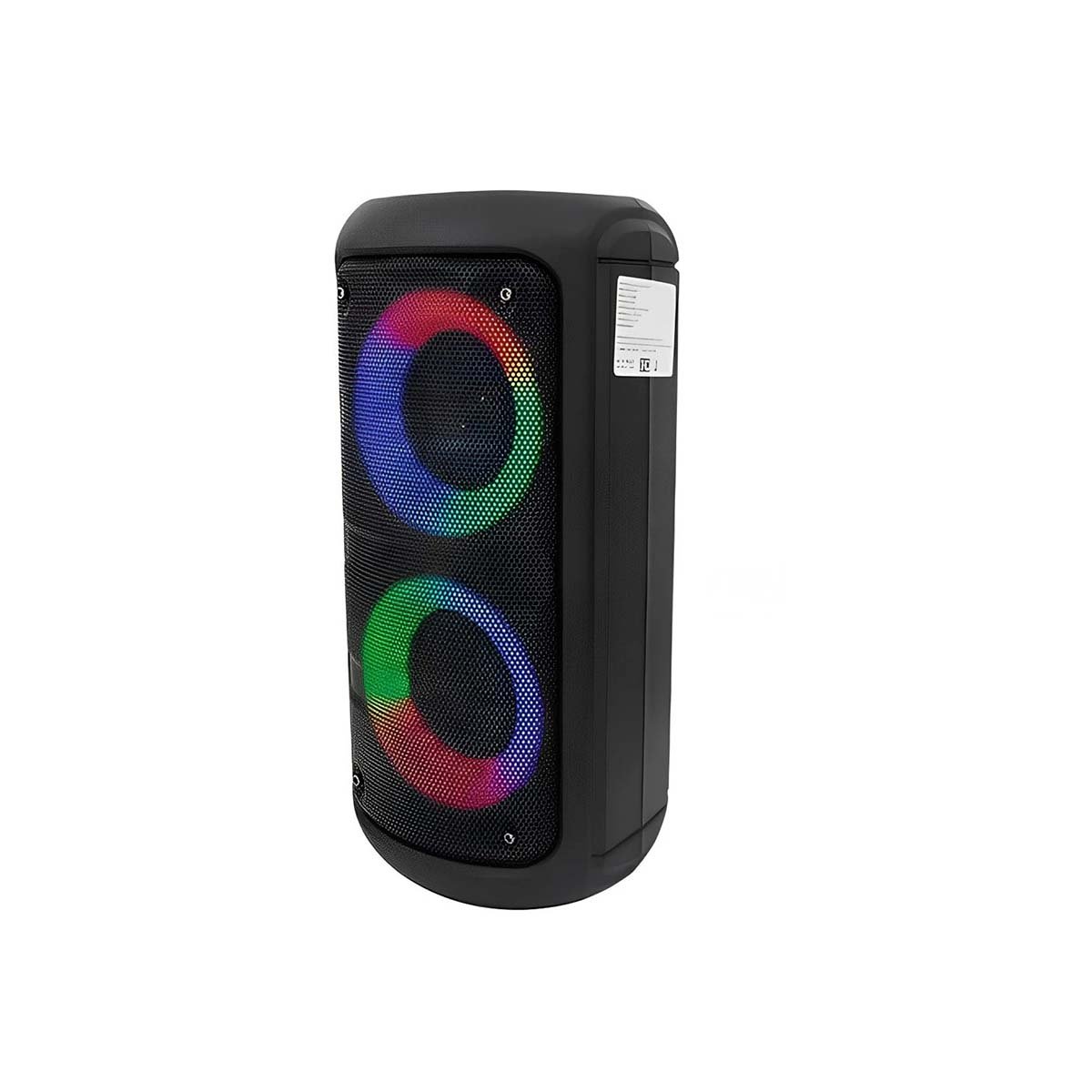PACK2 PARLANTE COMPACTO NEGRO CON TECNOLOGIA BLUETOOTH PARA SONIDO CLARO Y+REGALO STICKER - 2