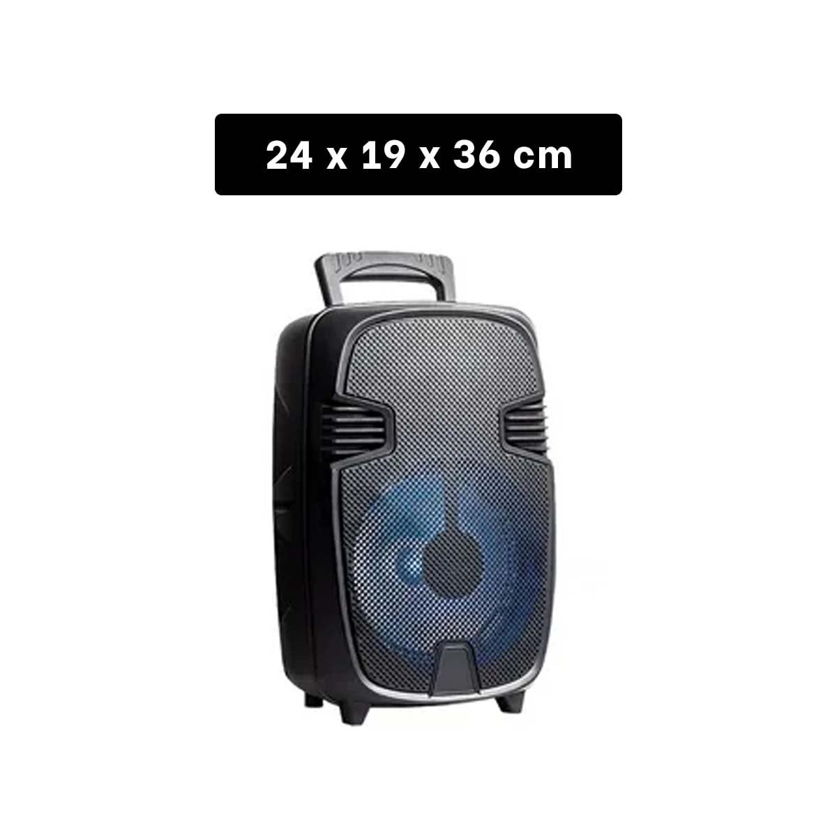 ALTOPARLANTE CON MICROFONO NEGRO CON SONIDO NITIDO PARA FIESTA Y EVENTOS - 4
