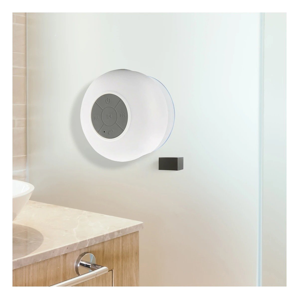 PACK2 PARLANTE BLANCO CON AUDIO BLUETOOTH PARA ESCUCHAR MUSICA EN EL HOGAR - 2