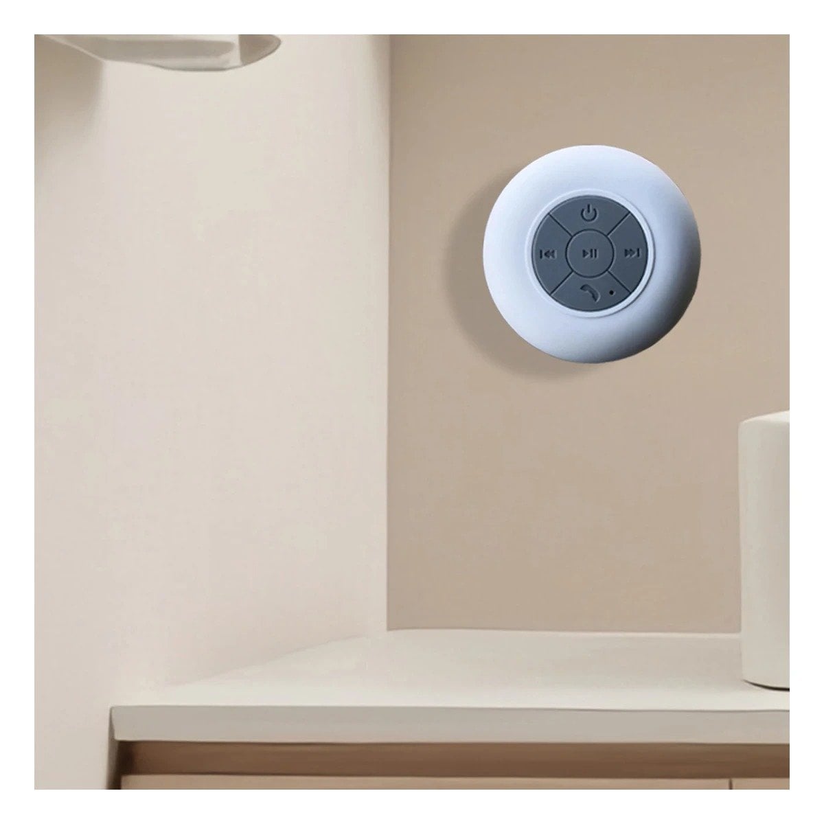 PACK2 PARLANTE BLANCO CON AUDIO BLUETOOTH PARA ESCUCHAR MUSICA EN EL HOGAR - 3