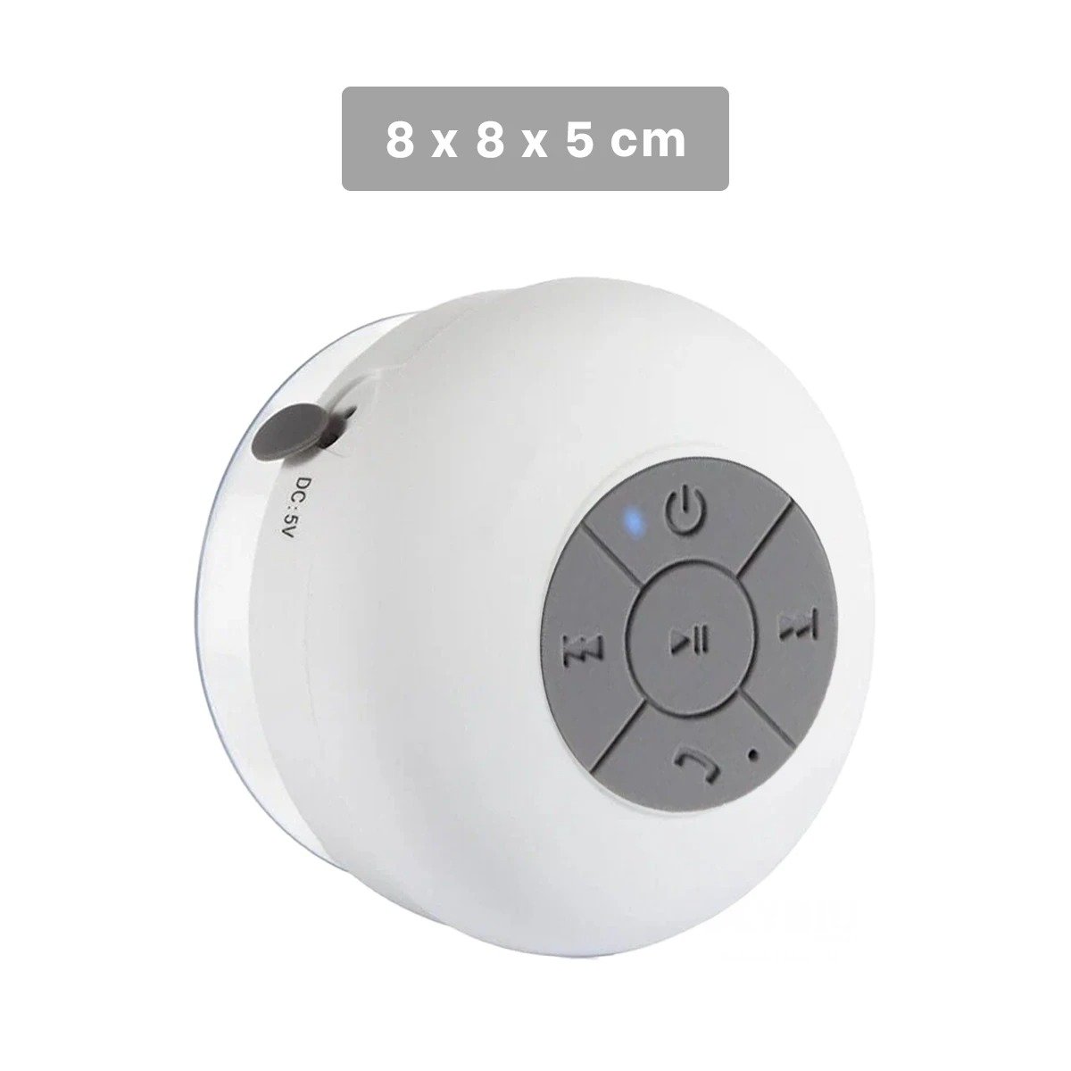 PACK2 PARLANTE BLANCO CON AUDIO BLUETOOTH PARA ESCUCHAR MUSICA EN EL HOGAR - 4