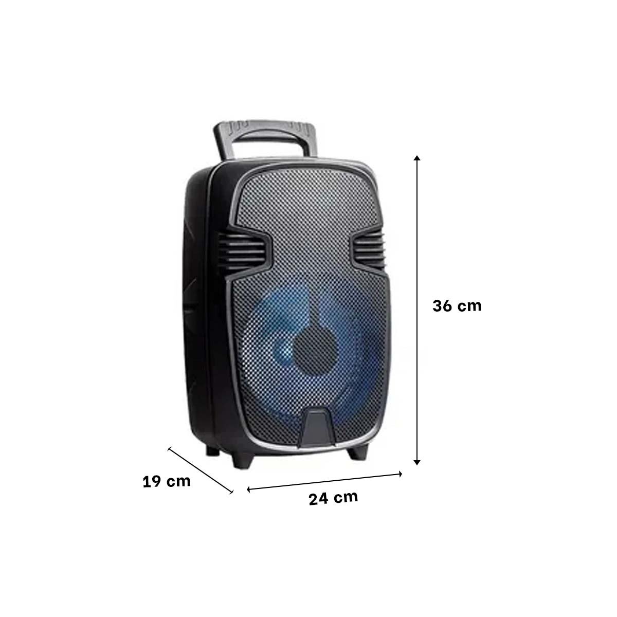 PACK2 EQUIPO NEGRO CON MICROFONO CON AUDIO DIRECTO PARA KARAOKE Y+REGALO STICKER - 4