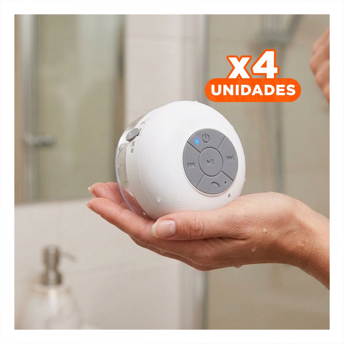 PACK4 EQUIPO BLANCO CON FUNCION BLUETOOTH PARA REPRODUCCION DE AUDIO - 1