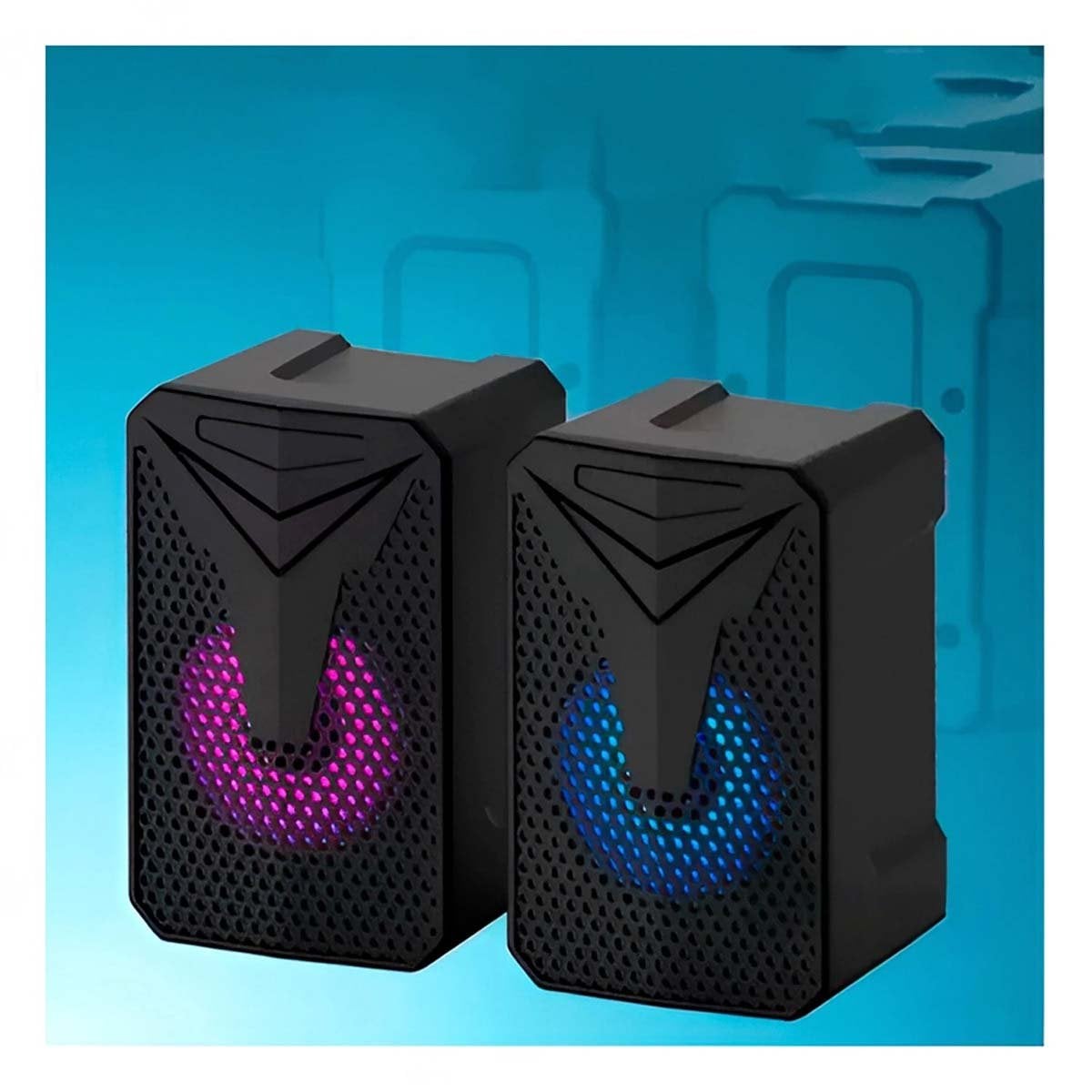 PACK6 EQUIPO DE AUDIO PORTATIL CON SONIDO CLARO PARA OFICINA Y ESTUDIO DIARIO Y+PAPEL REGALO - 2