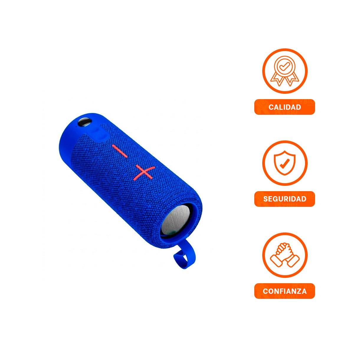 PACK6 EQUIPO PROFESIONAL AZUL AUDIO POTENTE Y DISEÑO COMODO PARA HOGAR Y+REGALO STICKER - 2